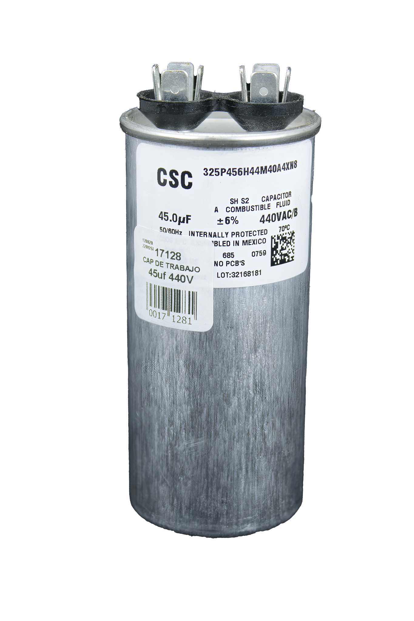Capacitor De Trabajo 440V