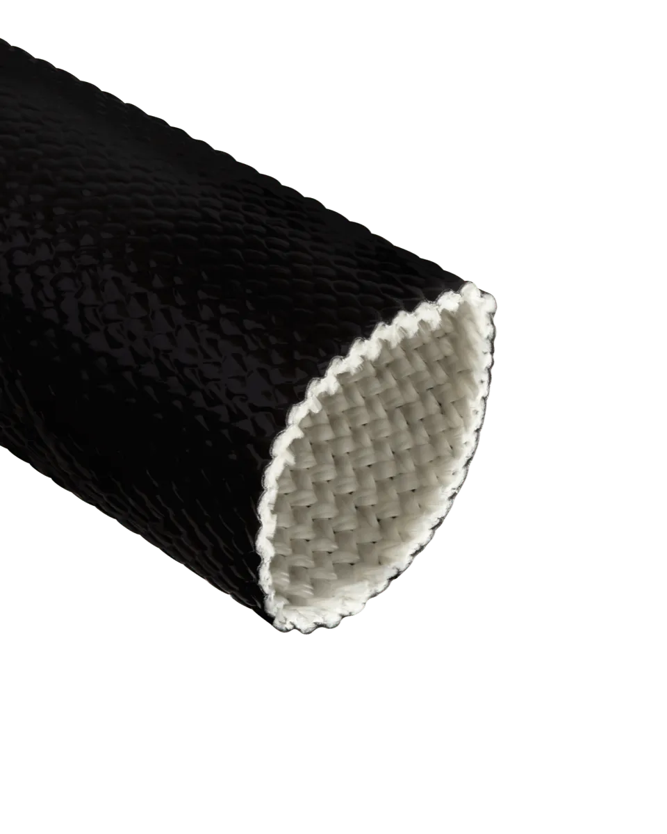 Espageti De Fibra De Vidrio VAC15 Negro Relats Rollo Grande