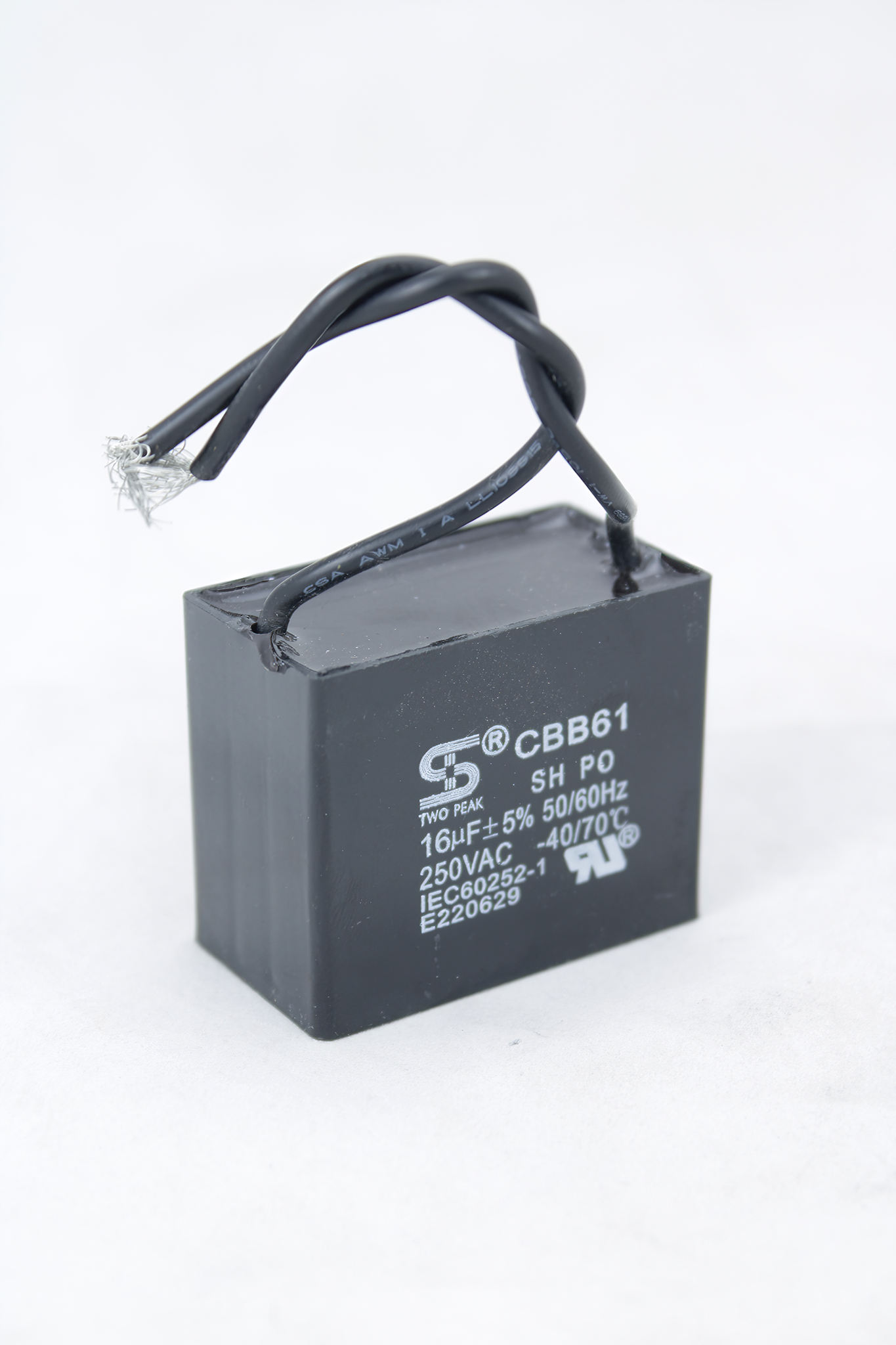 Capacitor De Trabajo Cuadrado CBB61 250V