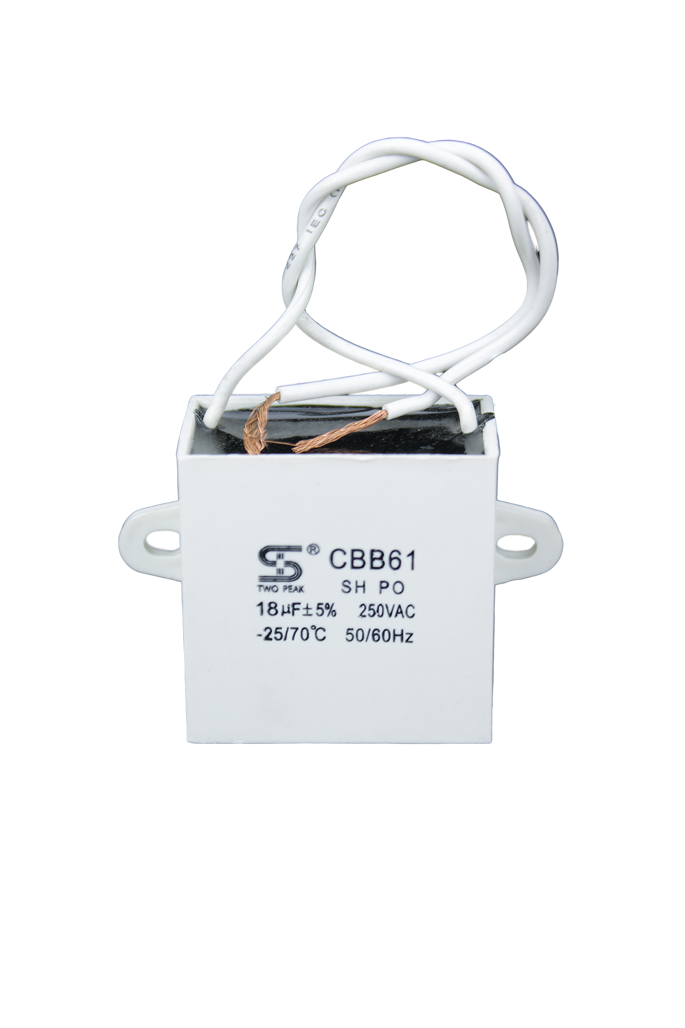 Capacitor De Trabajo Cuadrado CBB61 250V