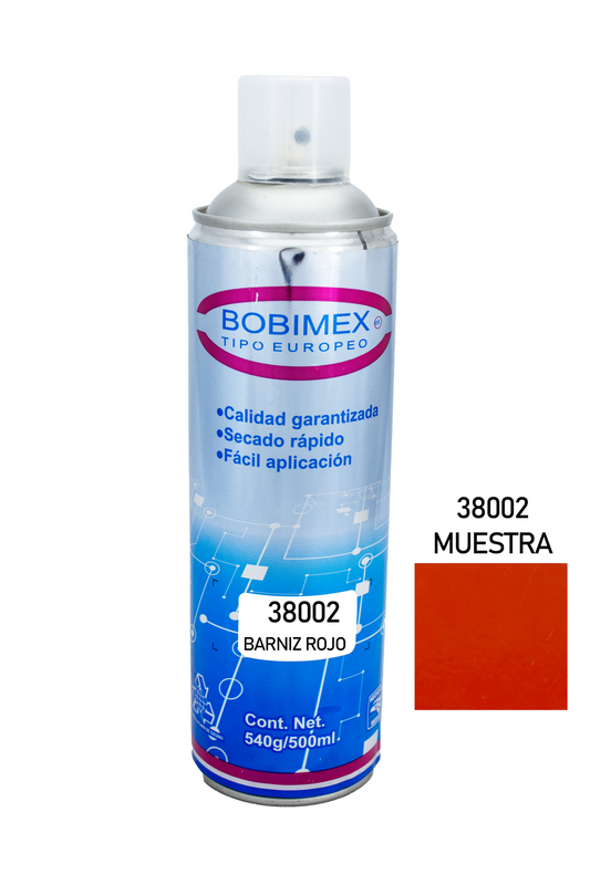 Spray Bobimex Barniz Rojo