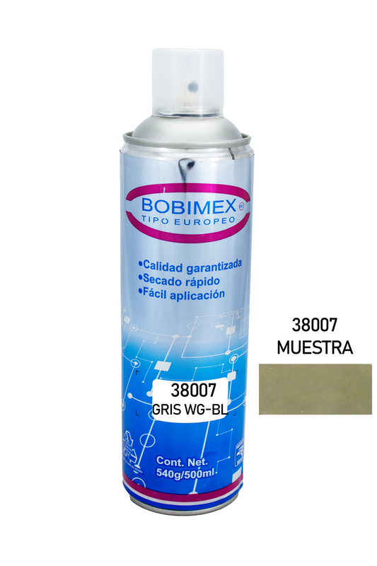 Spray Bobimex Pintura Gris WG-BL